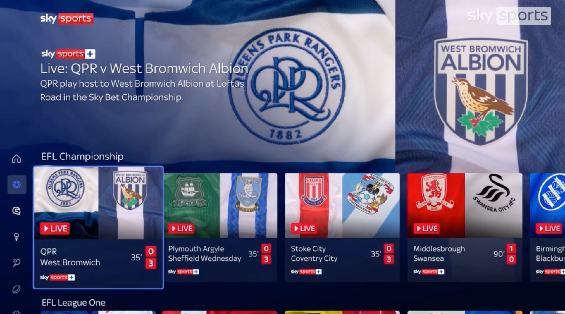 Comment diffuser tous les matchs du championnat EFL ce week end