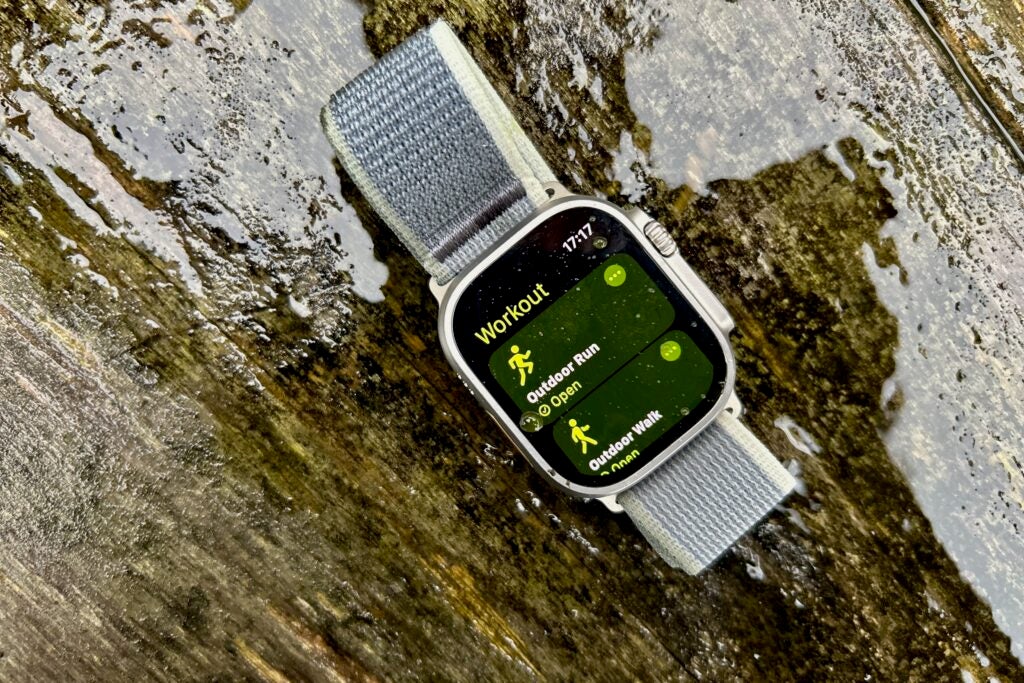 Entraînement avant sur Apple Watch Ultra 2