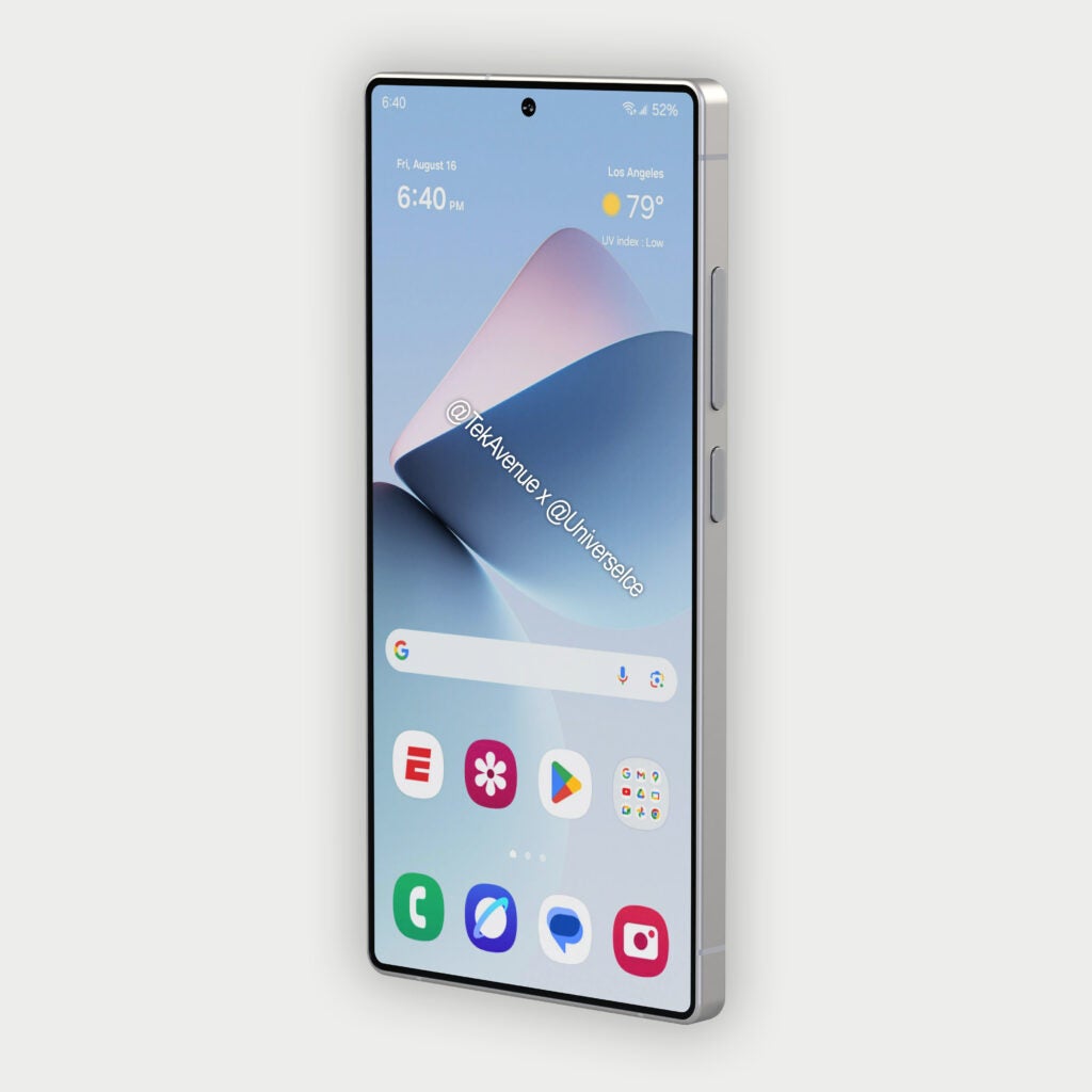Rendu du Samsung Galaxy S25 Ultra 