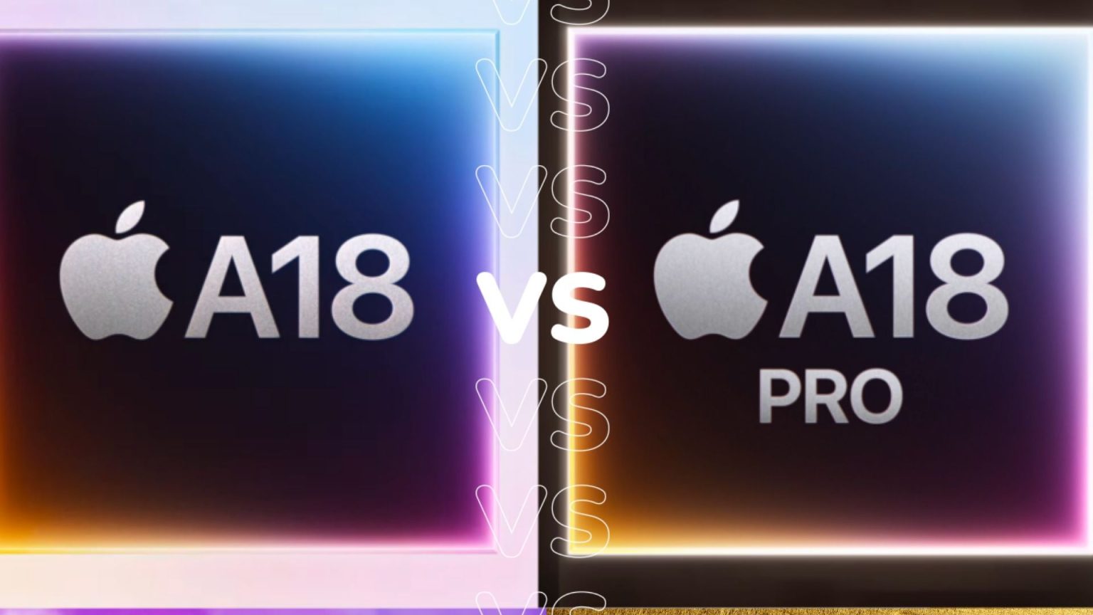 Apple A18 Pro vs A18 les deux nouvelles puces