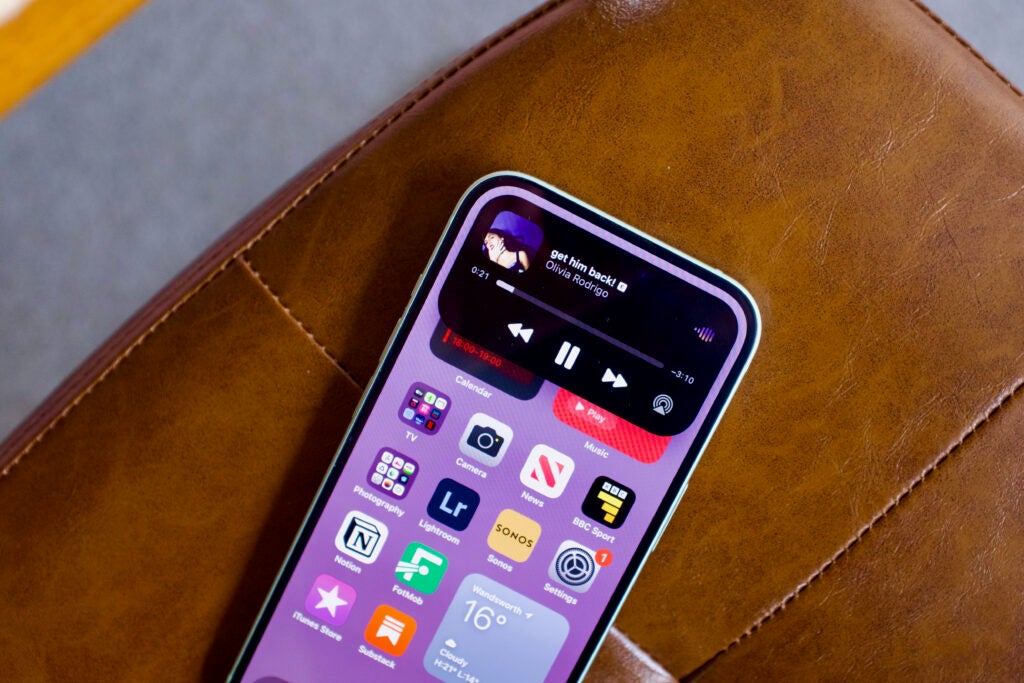 iPhone 15 Île dynamique