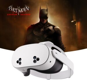 Meta Quest 3S avec Batman et Meta Quest+