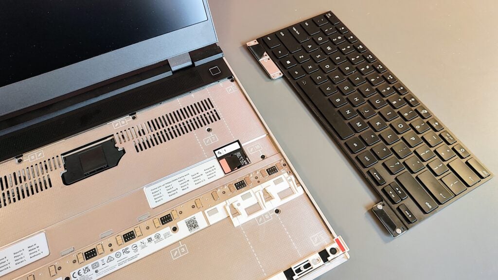 Framework 16 - Sortie clavier