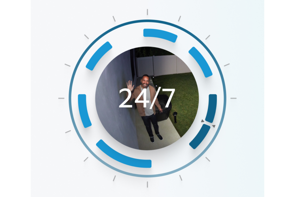 Enregistrement Ring Home 24h/24 et 7j/7