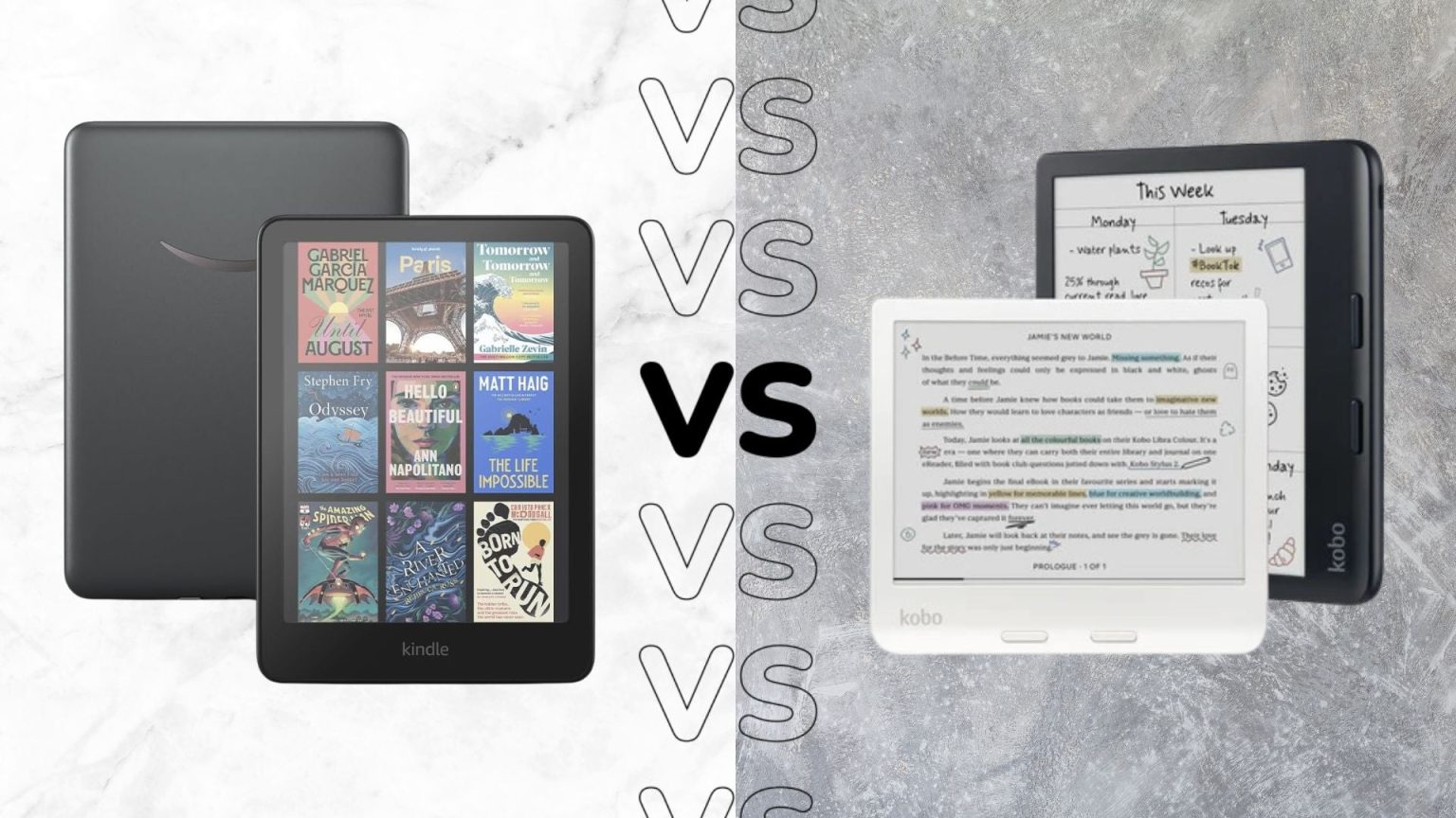1729189466 Amazon Kindle Colorsoft vs Kobo Libra Colour La bataille