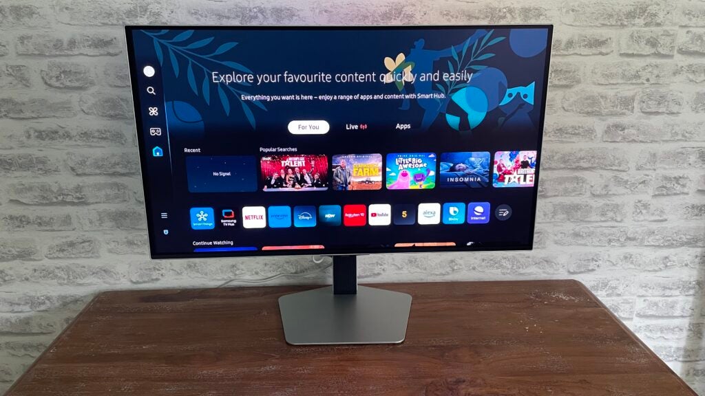 Le Samsung Home Hub sur l’Odyssey G8 OLED (2024)
