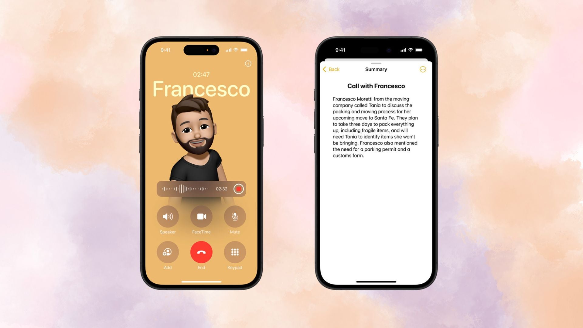Comment enregistrer et transcrire un appel telephonique dans iOS 18
