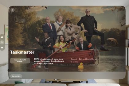Lapplication Channel 4 pour Apple Vision Pro vous emmene dans