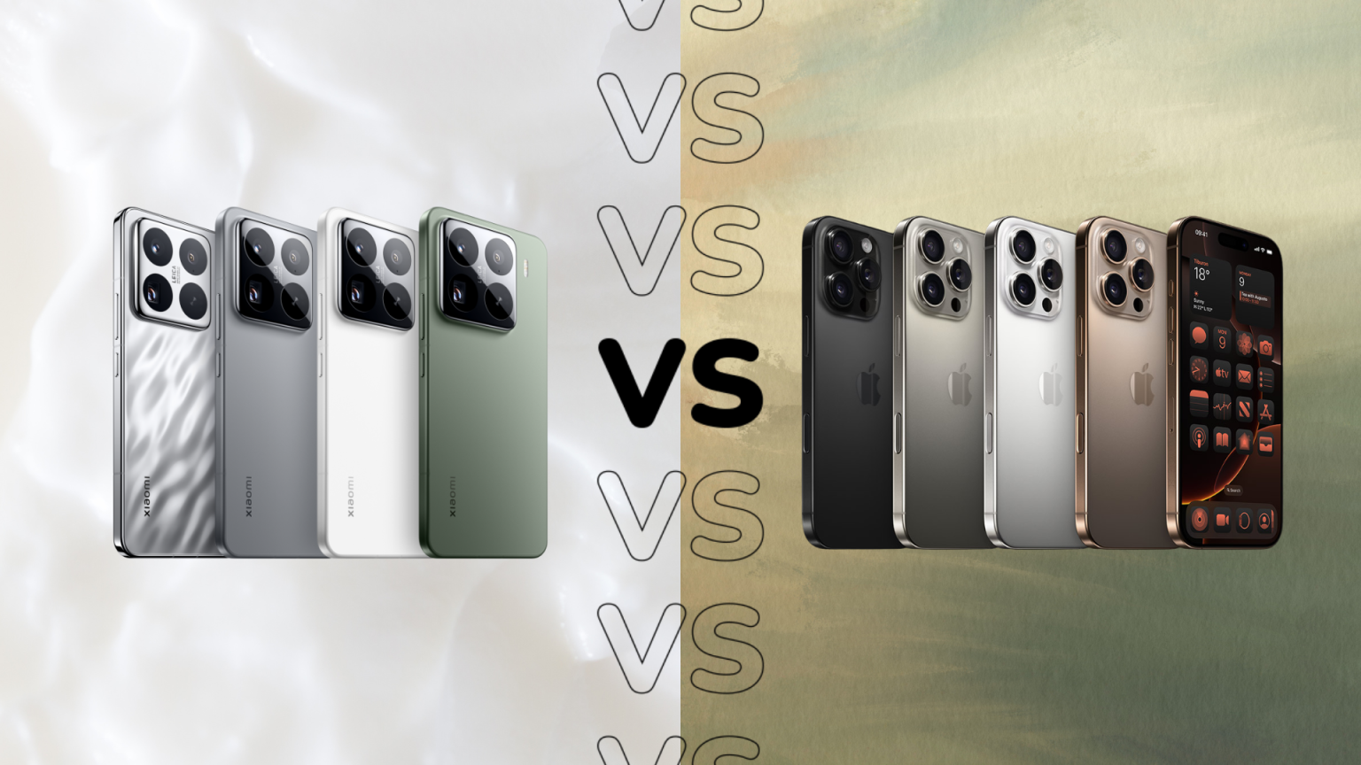 Xiaomi 15 Pro vs iPhone 16 Pro comment se