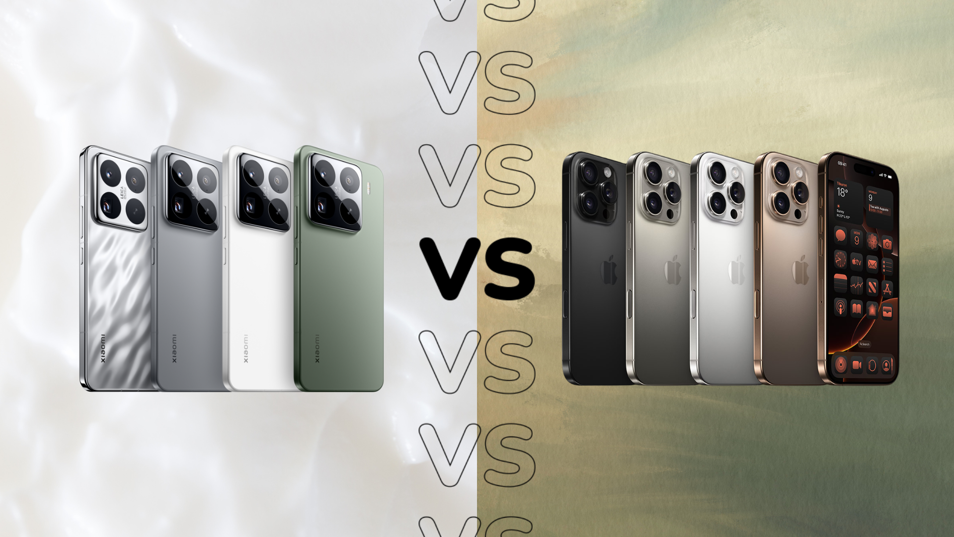 Xiaomi 15 Pro vs iPhone 16 Pro comment se