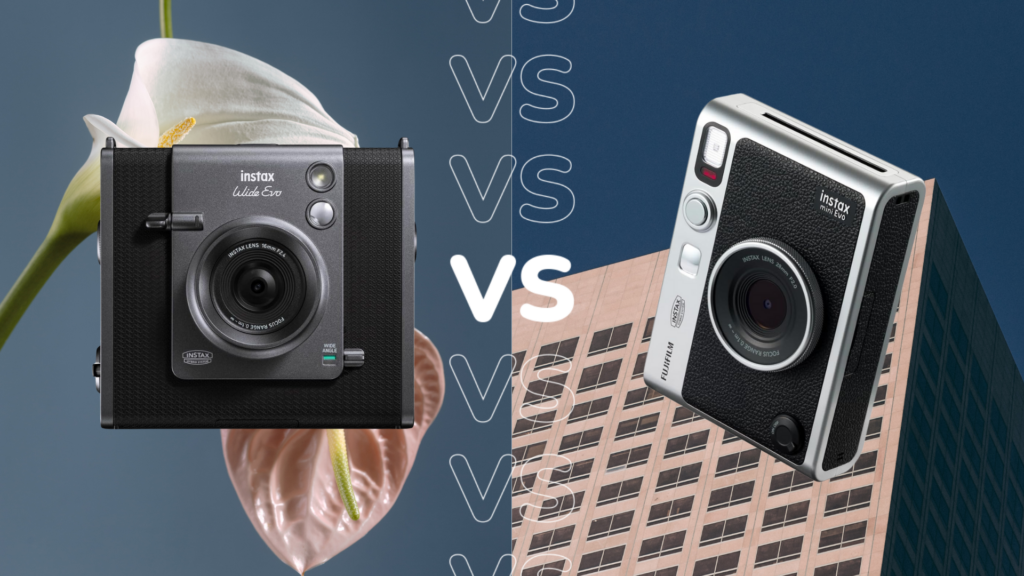 Instax Wide Evo vs Instax Mini Evo quel appareil