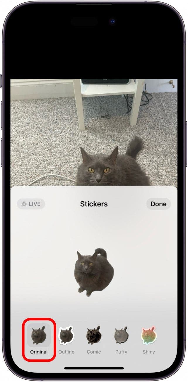 autocollant iOS