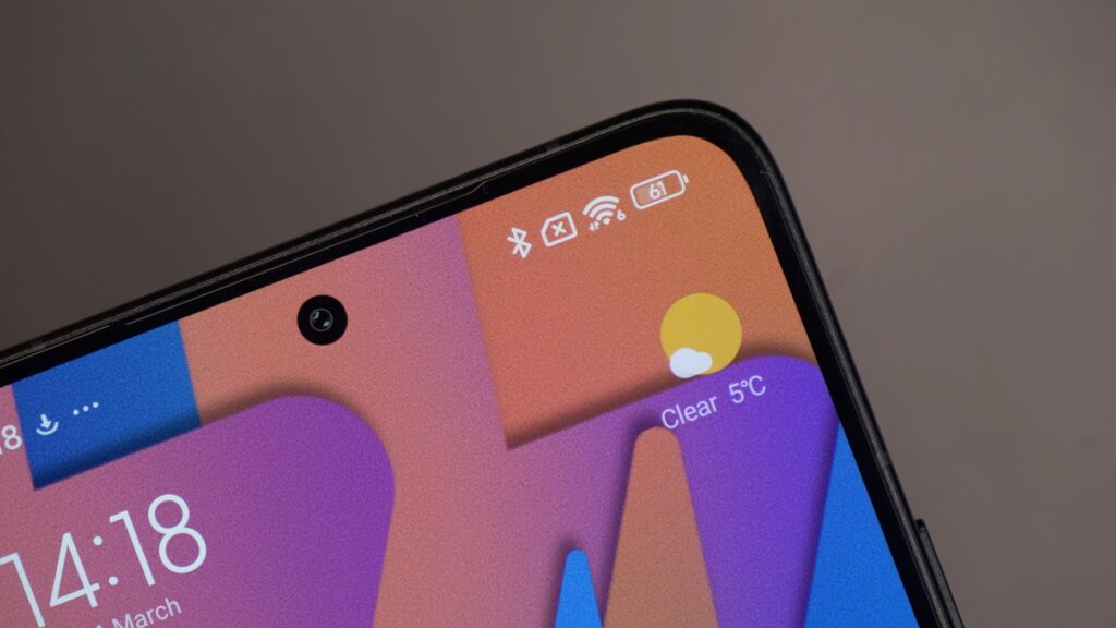 POCO F7 Ultra - Top Down - Closeup - Icône de la batterie
