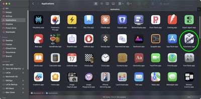 Automateur de Finder