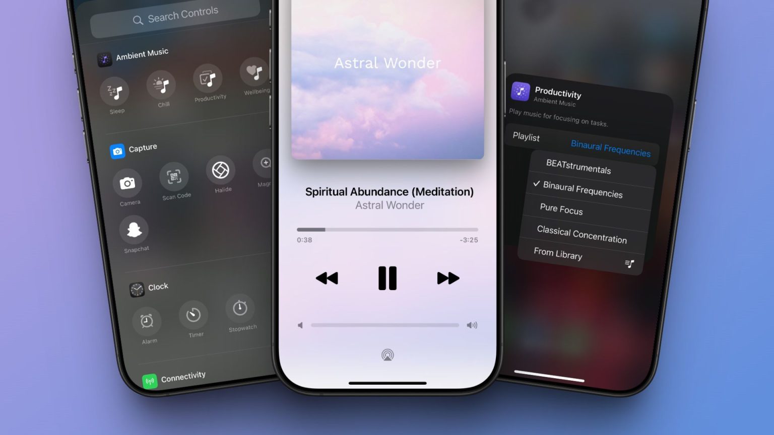 1743770182 iOS 184 Acces aux listes de lecture de musique ambiante