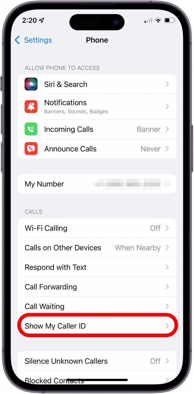 Comment passer un appel anonyme sur iPhone