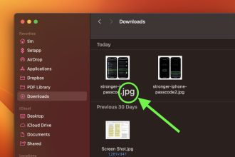 1744981235 Afficher ou masquer les extensions de fichiers sur Mac iPhone