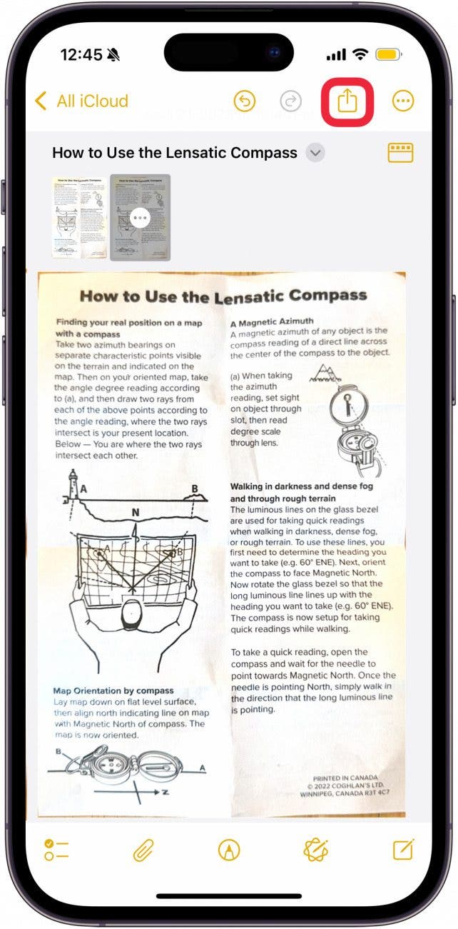 1745352049 290 Comment scanner sur iPhone a laide de notes