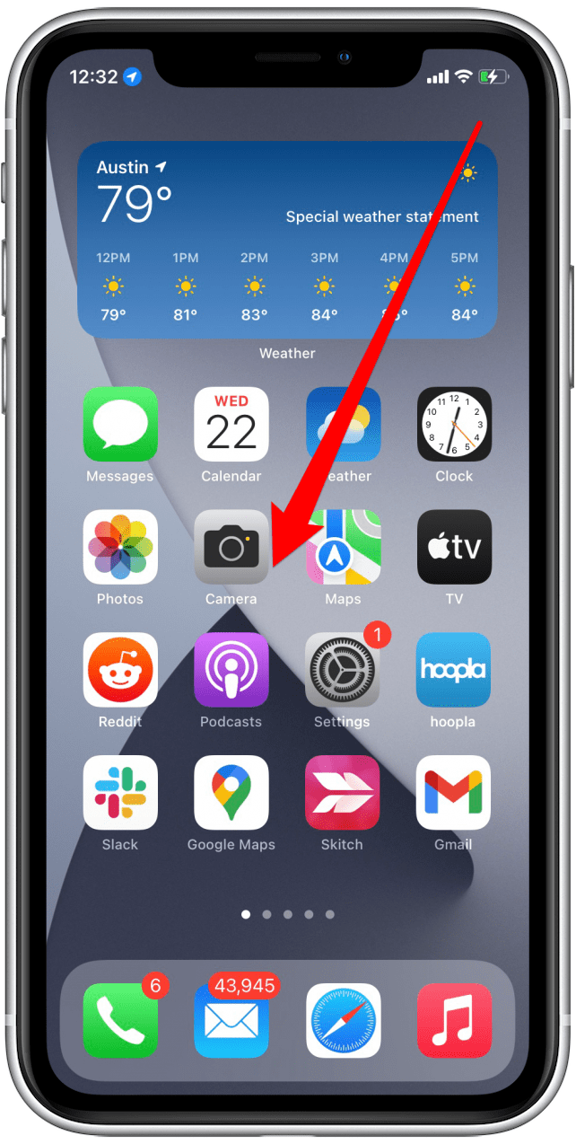 Swipe du coin supérieur droit