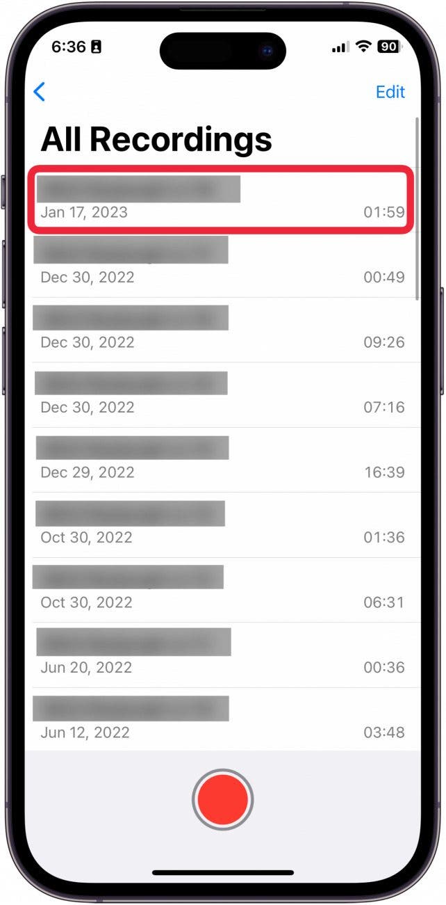 Comment obtenir des mémos vocaux sur iPhone
