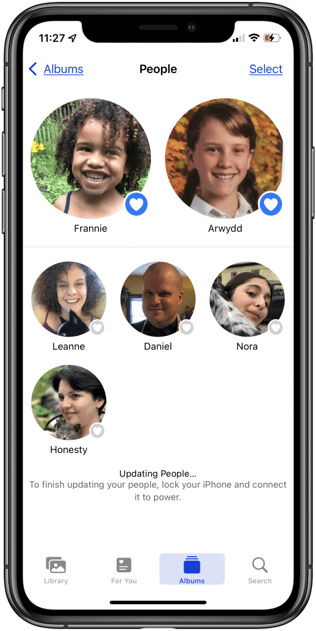 Album d'iPhone People
