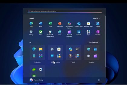 Le menu de demarrage de Windows 11 nettoie une gene