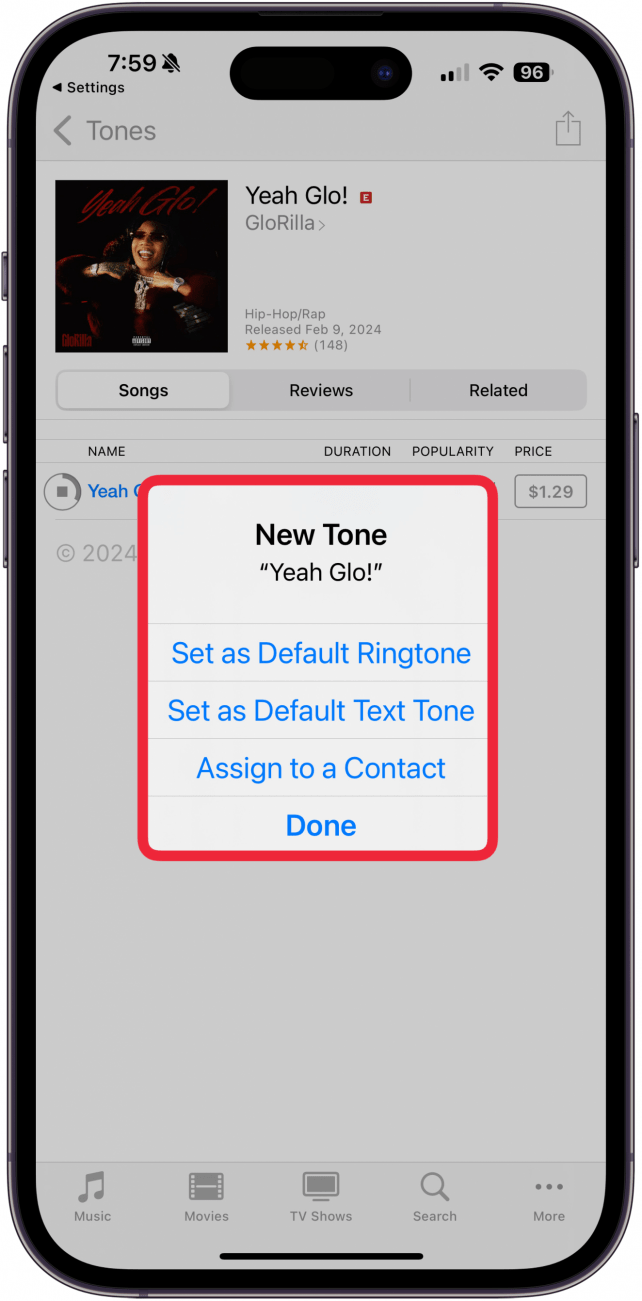Choisissez le réglage pour l'iPhone de la tonalité de texte personnalisé Choisissez le réglage pour l'iPhone de la tonalité de texte personnalisé