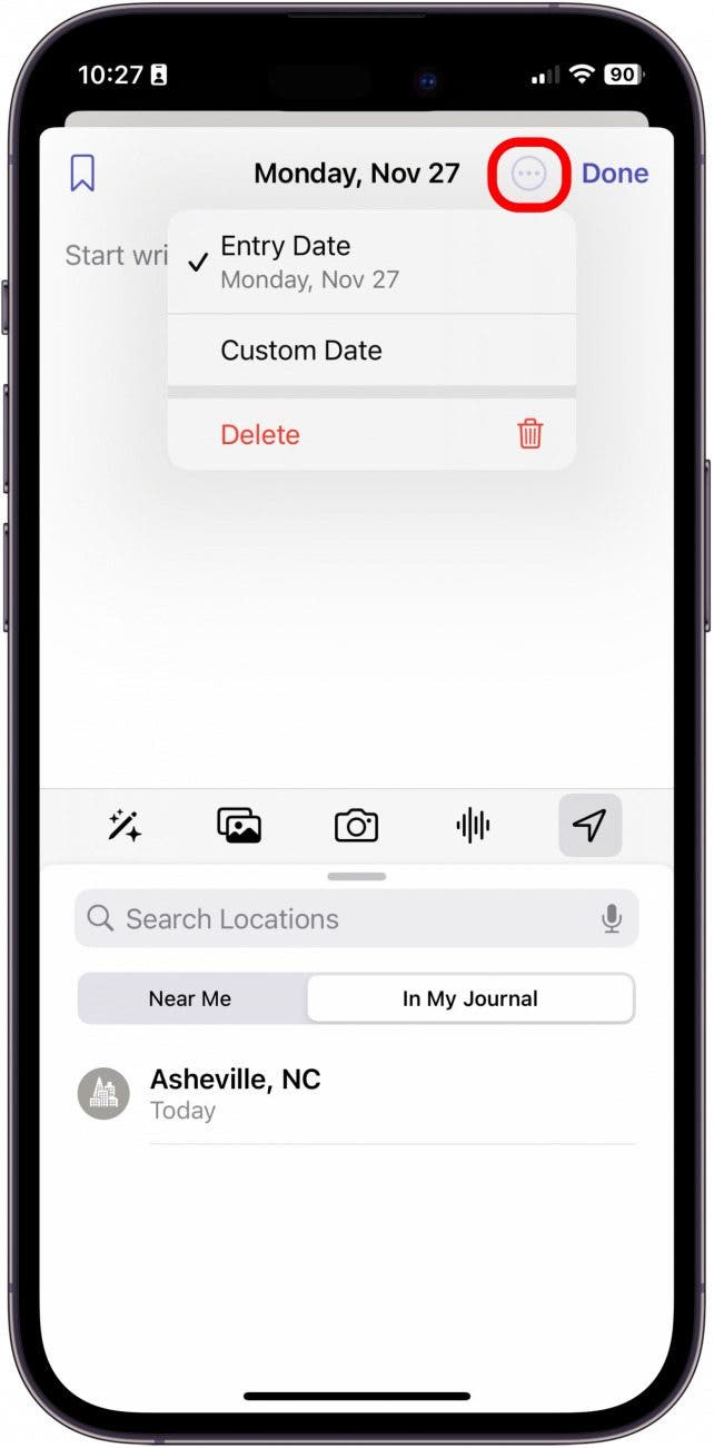 Meilleure application de journal pour iPhone