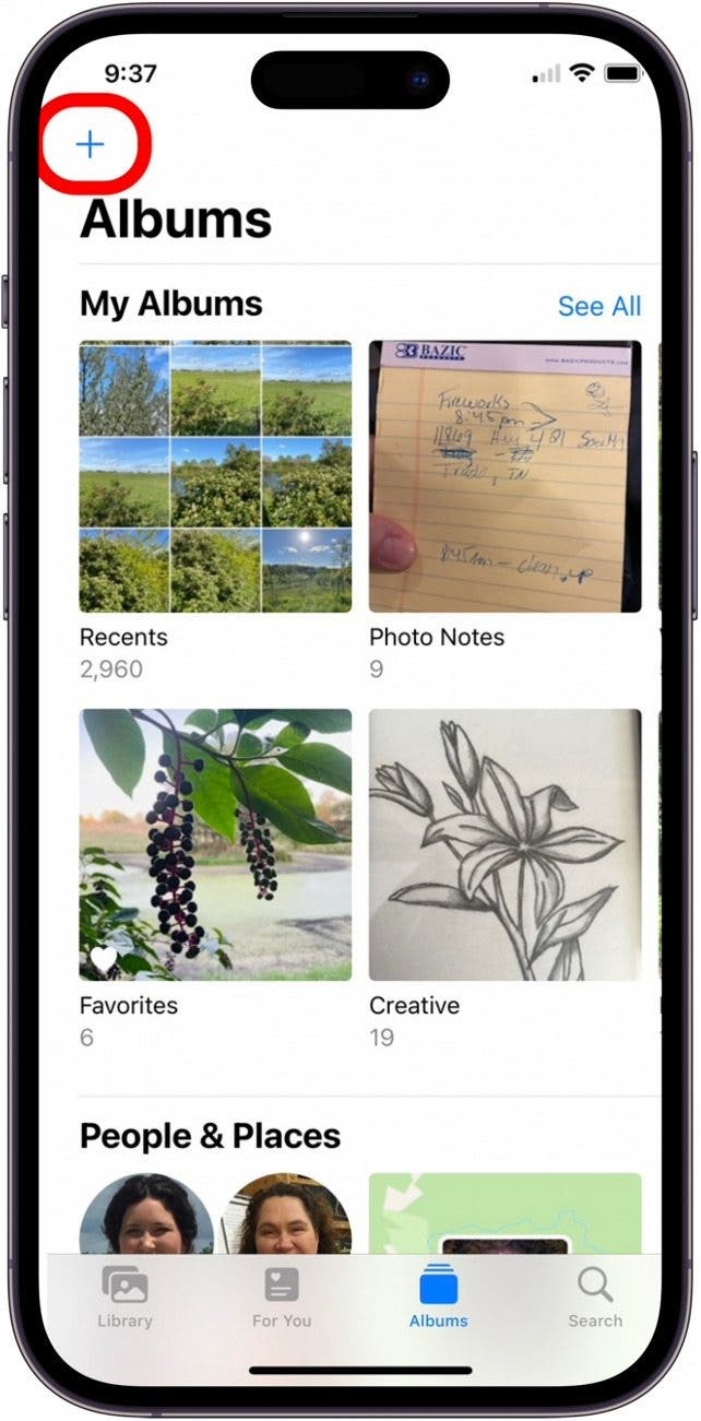 1747868453 533 Comment faire des dossiers pour des albums photo sur iPhone