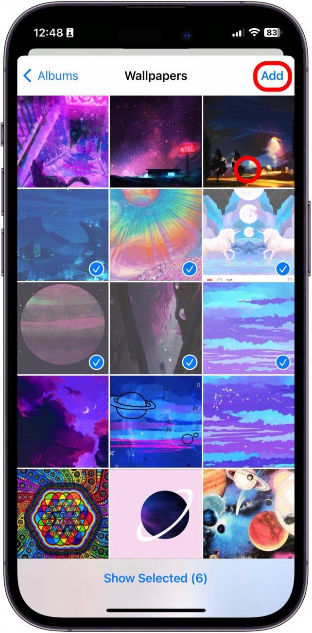 album iPhone vs dossier