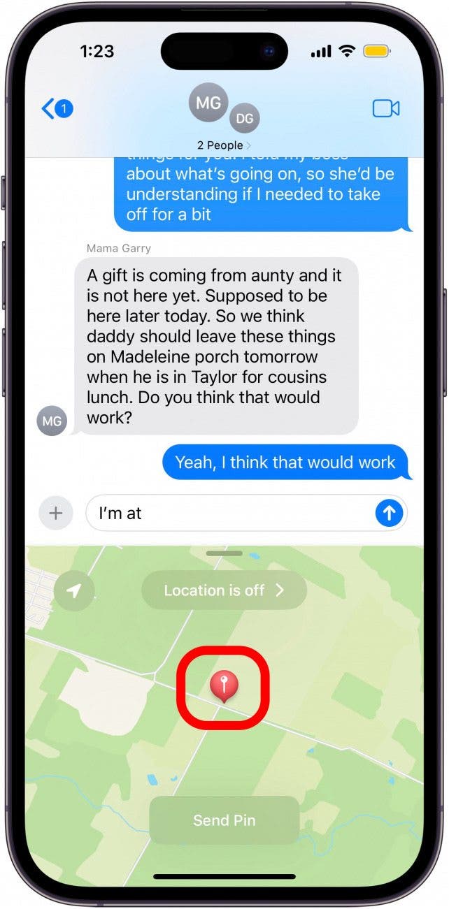 Appuyez sur la carte pour déposer la broche