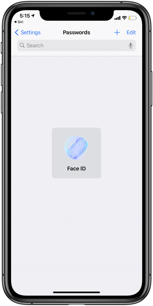 Utilisez l'ID de face lorsque vous êtes invité