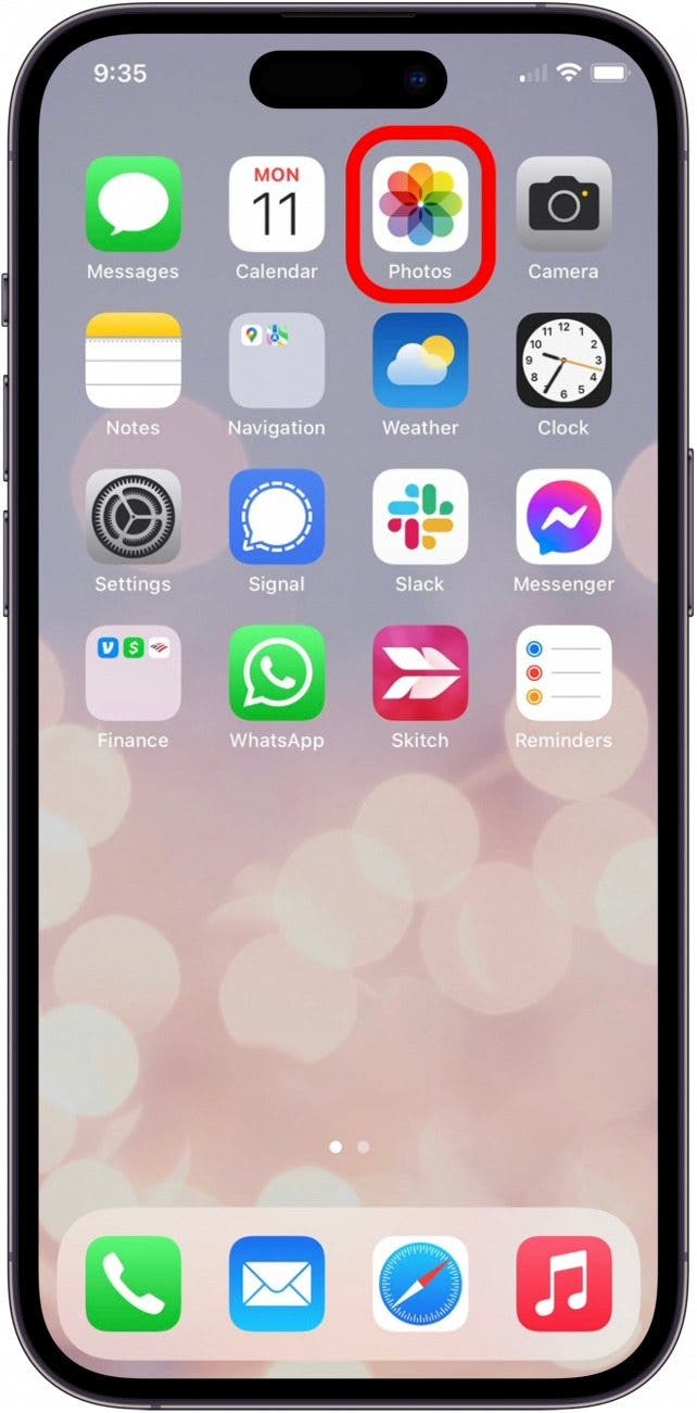 Comment faire des dossiers pour des albums photo sur iPhone