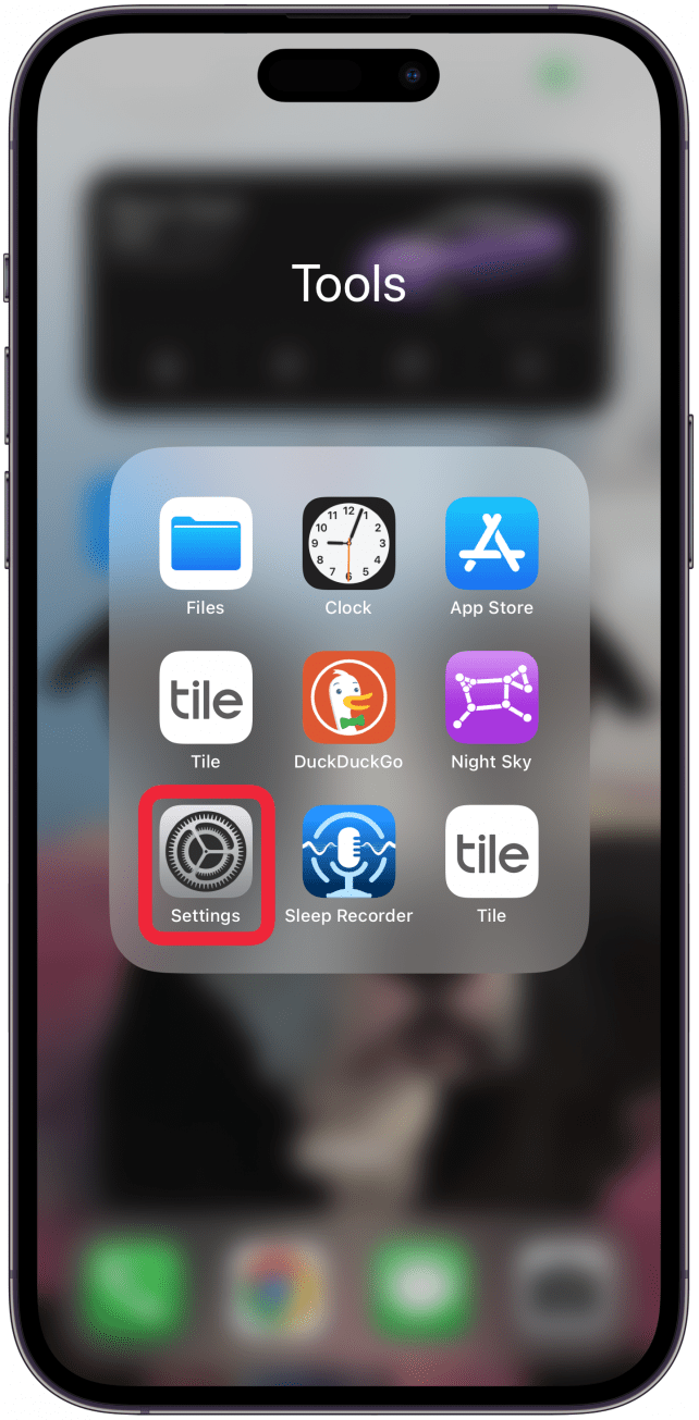 De là, tout le monde avec iOS 16.4 et plus tard ira dans son application de paramètres.