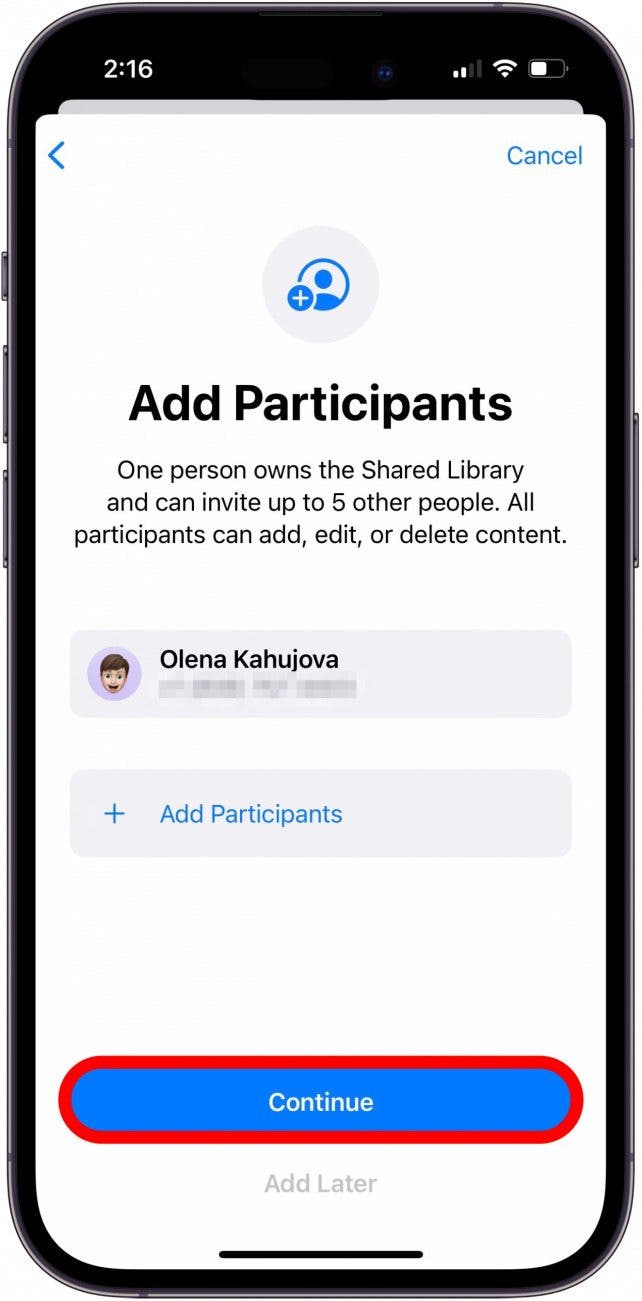 1750882346 29 Partagez facilement une bibliotheque photo iCloud avec dautres