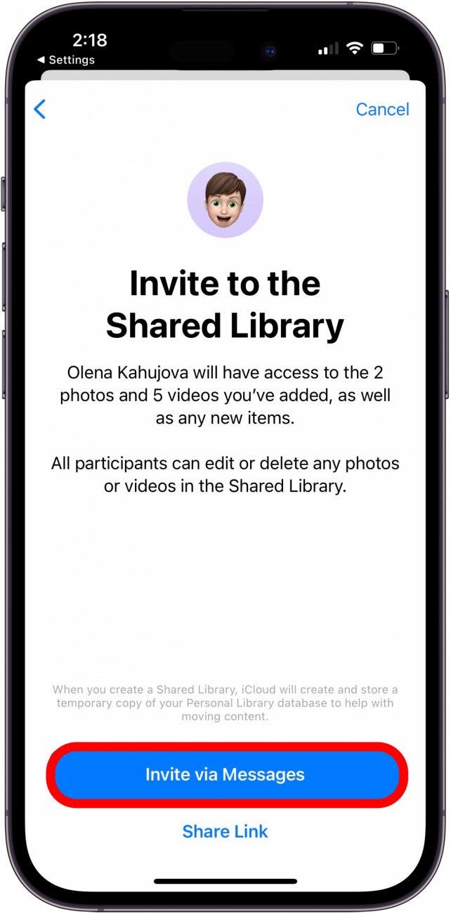 1750882347 33 Partagez facilement une bibliotheque photo iCloud avec dautres