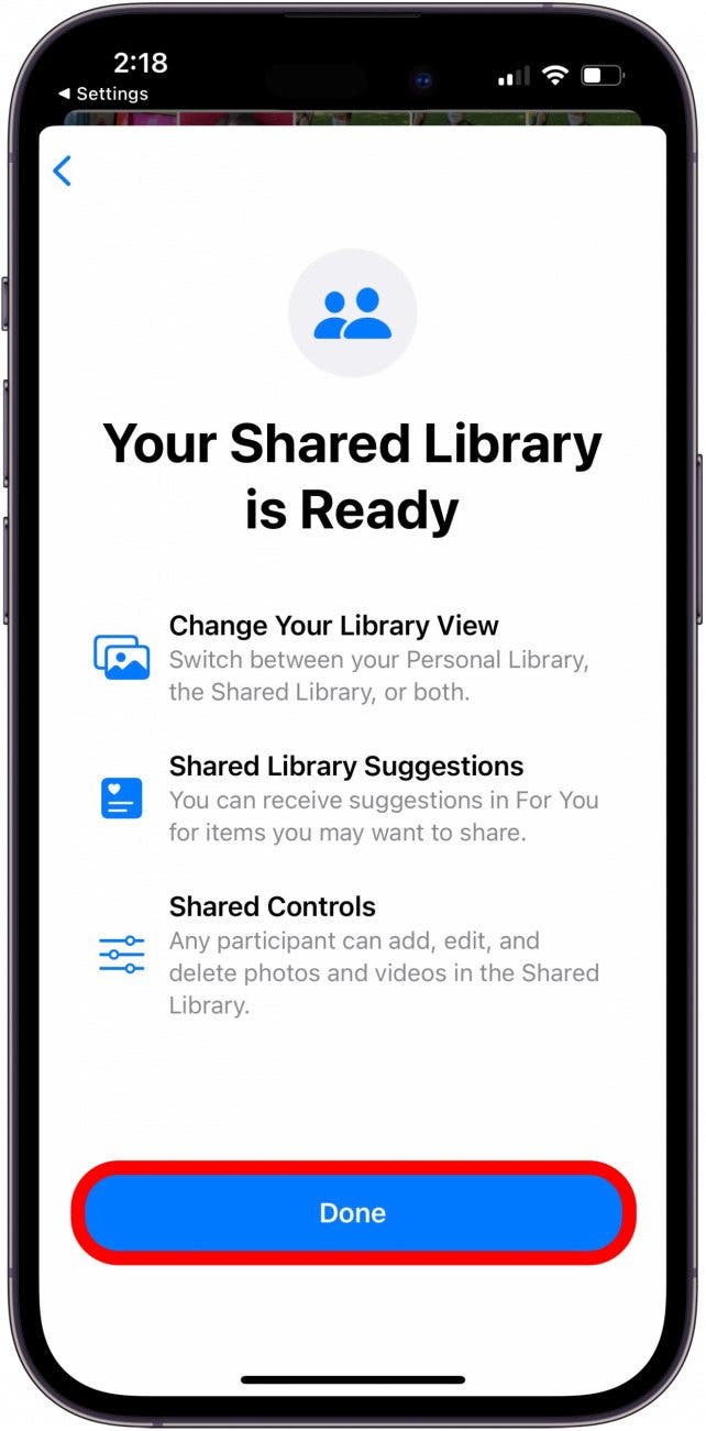 1750882347 395 Partagez facilement une bibliotheque photo iCloud avec dautres