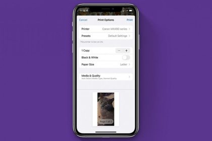 Comment imprimer des photos de liPhone