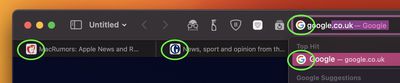 Exemples de favicon
