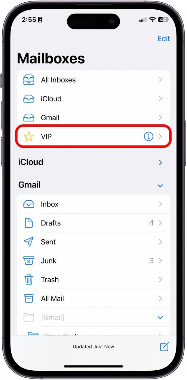 Email VIP