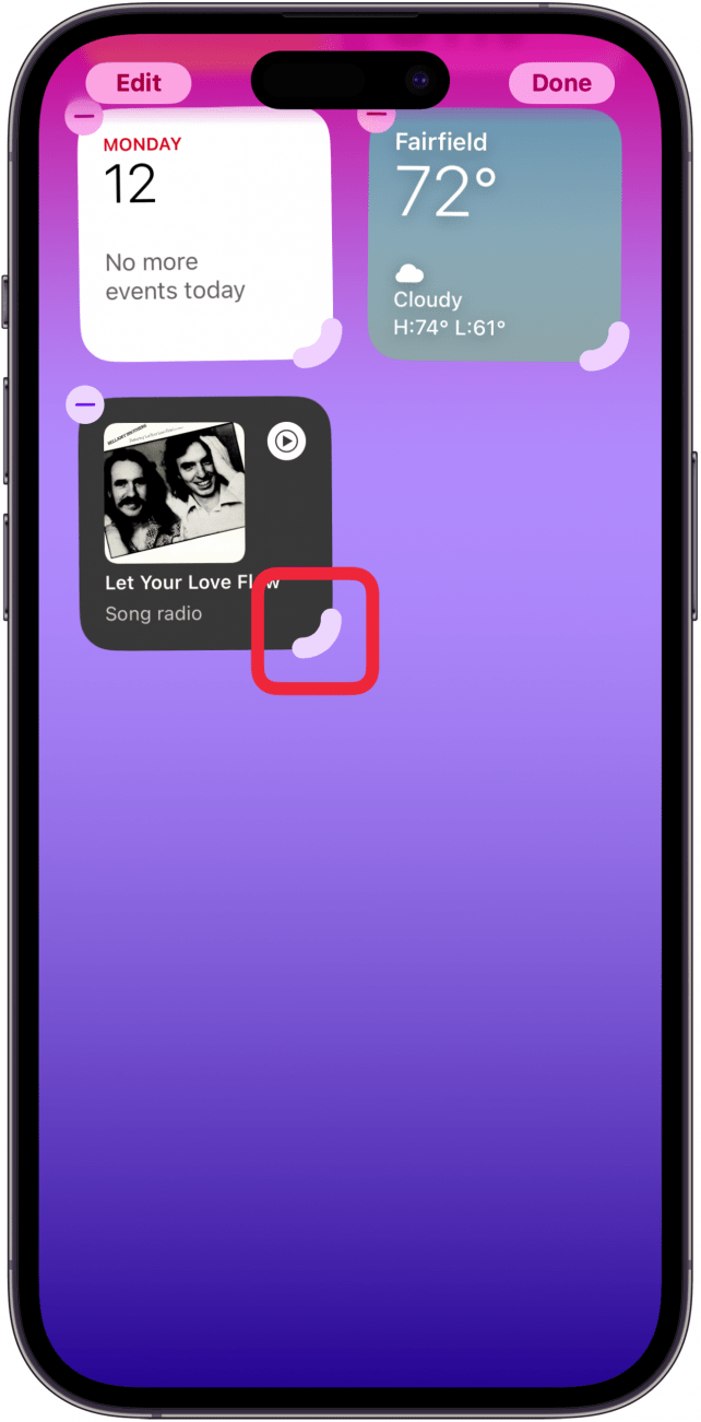 Tap Grey Corner pour développer ou contracter aujourd'hui Affichez les widgets Tap Grey Corner pour développer ou contracter aujourd'hui Affichez les widgets