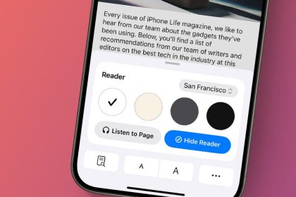 Comment utiliser le mode de lecteur Safari sur iPhone et