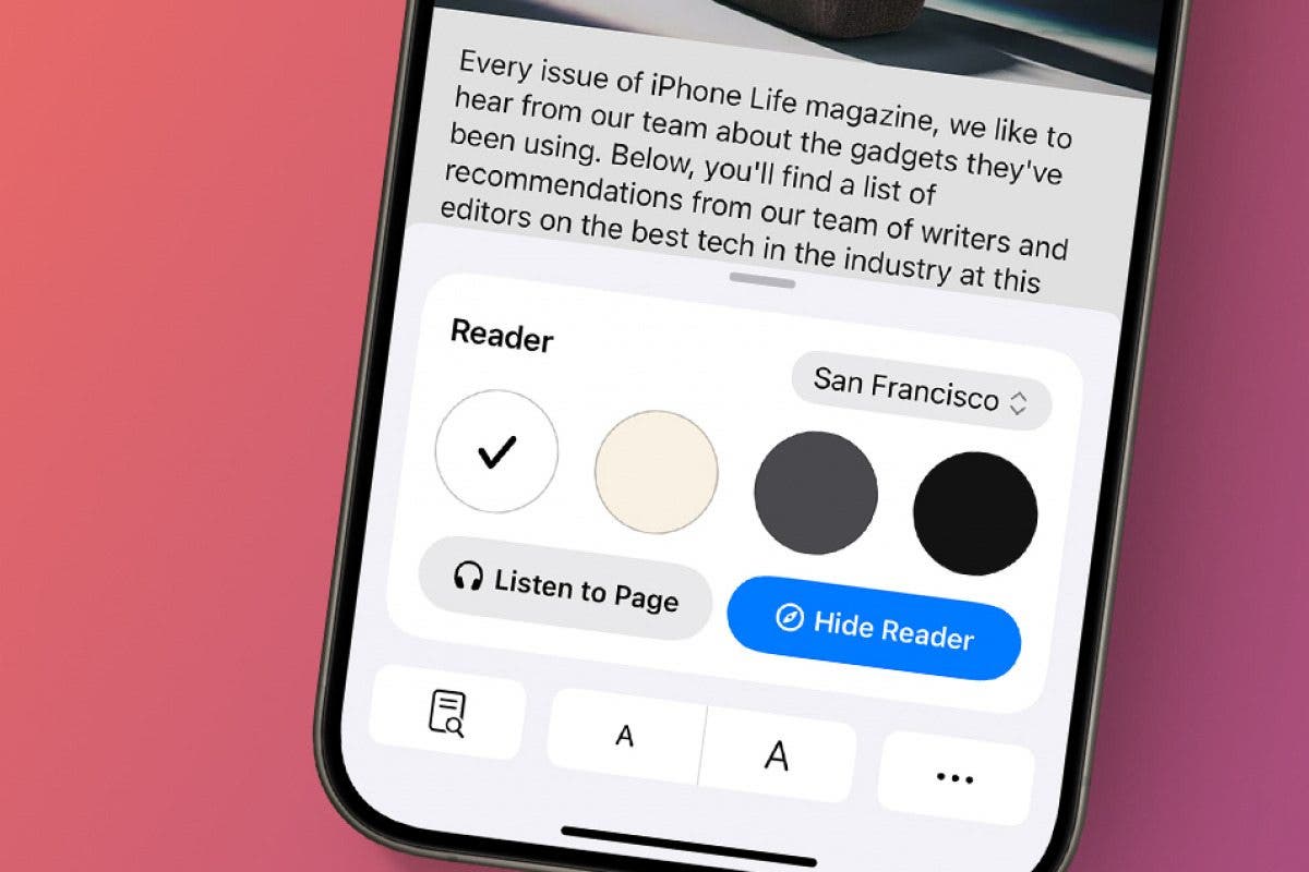 Comment utiliser le mode de lecteur Safari sur iPhone et