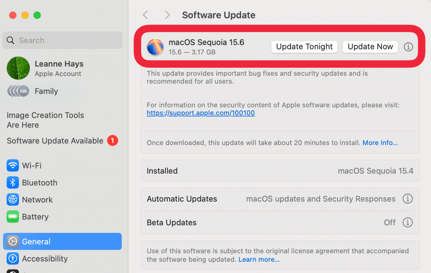 Appuyez sur la mise à niveau ce soir ou mettez à niveau maintenant à côté de MacOS Beta Appuyez sur la mise à niveau ce soir ou mettez à niveau maintenant à côté de MacOS Beta