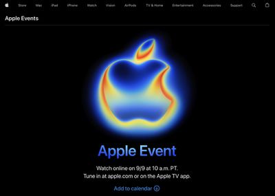 site Web d'Apple Events Iphone 17