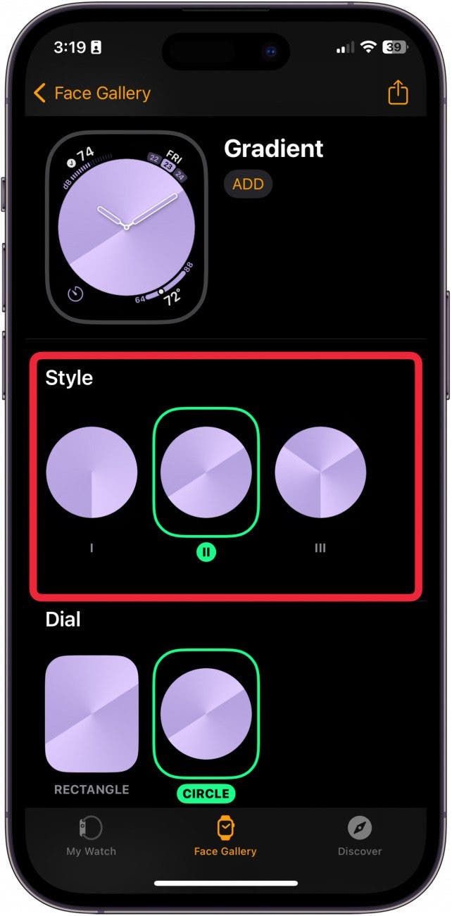 Comment changer de visage sur Apple Watch