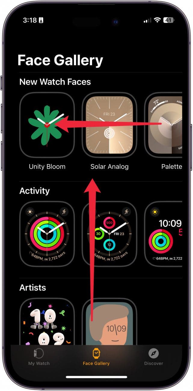 Comment changer le visage de la montre sur Apple Watch