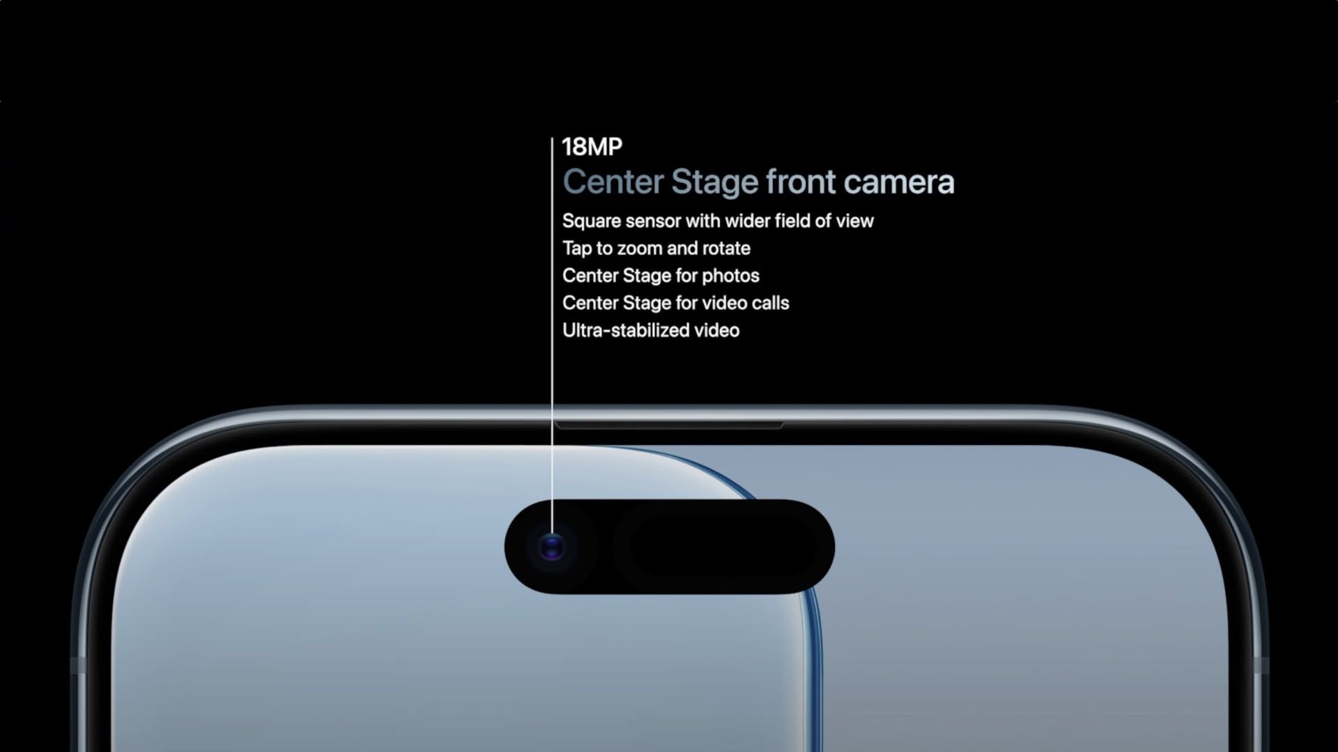 1758472582 iPhone 17 Utilisation de la nouvelle camera frontale en scene