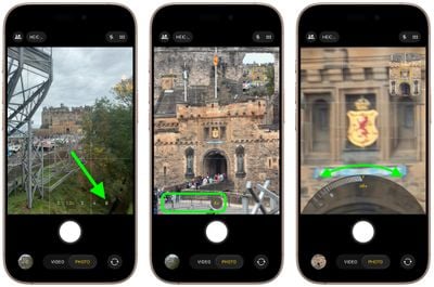 iPhone 17 utilisant un zoom optique 8x