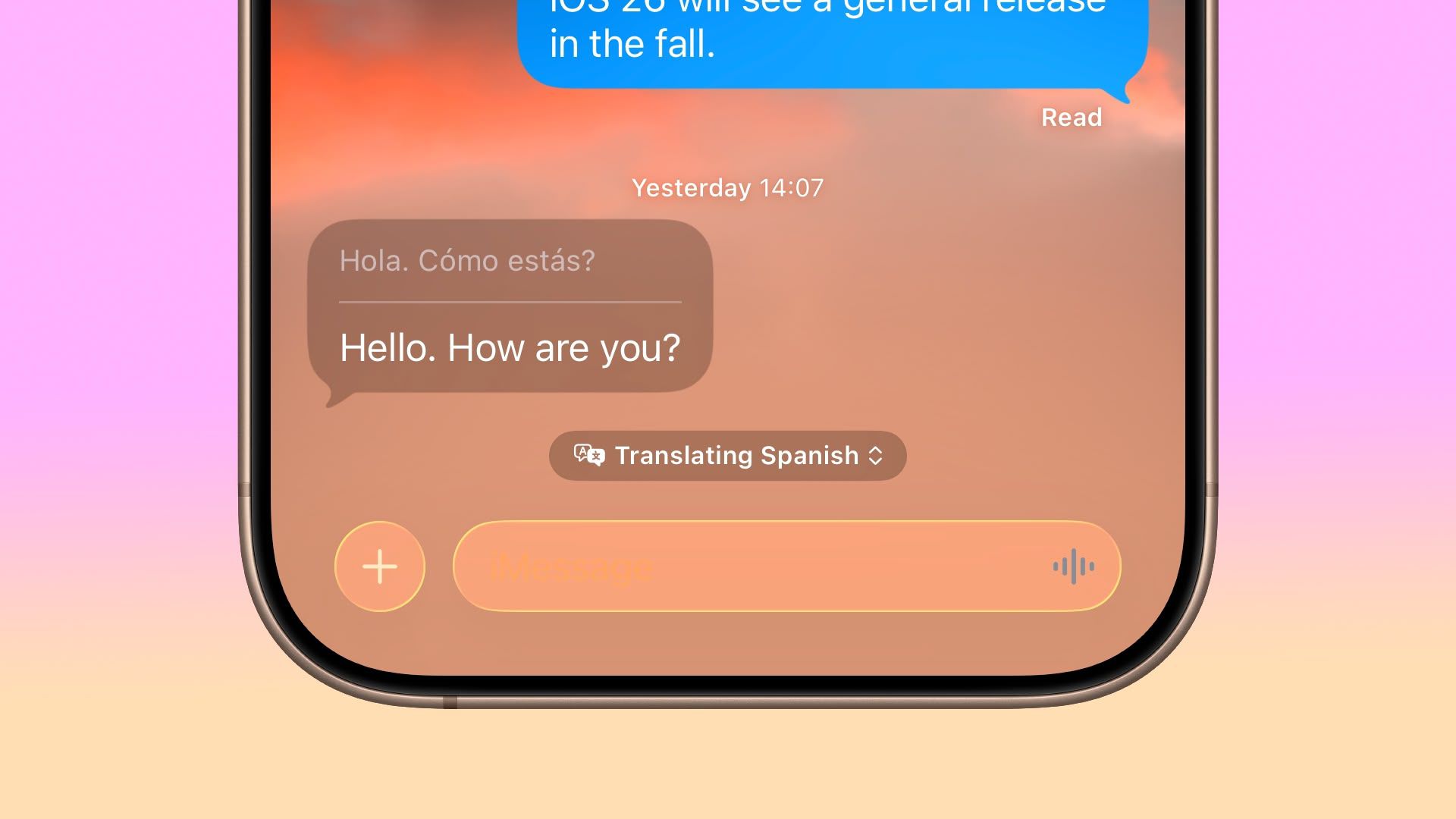 1758713780 iOS 26 Utilisez la traduction en direct dans les messages